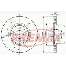 BD-4620 FREMAX Тормозной диск