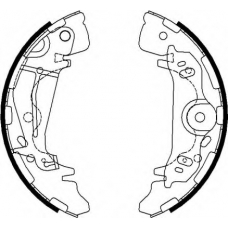 8DB 355 022-091 HELLA PAGID Комплект тормозных колодок