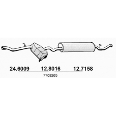 12.8016 ASSO Средний / конечный глушитель ог