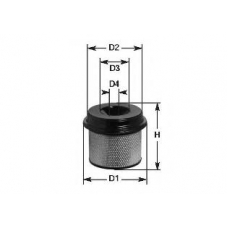 MA 533 CLEAN FILTERS Воздушный фильтр