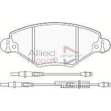 ADB21120 COMLINE Комплект тормозных колодок, дисковый тормоз