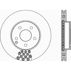 BDR1998.20 OPEN PARTS Тормозной диск