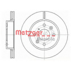 6523.10 METZGER Тормозной диск