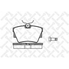 602 030B-SX STELLOX Комплект тормозных колодок, дисковый тормоз