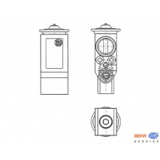 8UW 351 234-221 HELLA Расширительный клапан, кондиционер