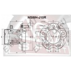 NSWH-J10R ASVA Ступица колеса