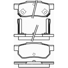 MDK0073 MINTEX Комплект тормозов, дисковый тормозной механизм