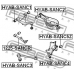 HYAB-SANC4 FEBEST Втулка, рычаг колесной подвески