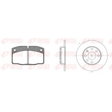 8101.00 REMSA Комплект тормозов, дисковый тормозной механизм