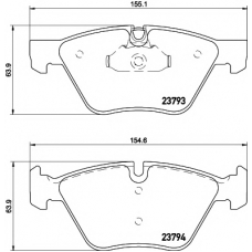 8DB 355 015-031 HELLA PAGID Комплект тормозных колодок, дисковый тормоз