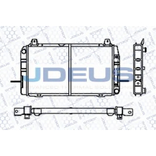 RA0120500 JDEUS Радиатор, охлаждение двигателя