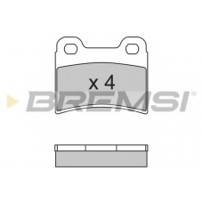 BP2630 BREMSI Комплект тормозных колодок, дисковый тормоз