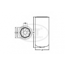 ST 6049 SCT Топливный фильтр