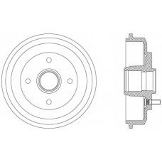 BAD9052.30 OPEN PARTS Тормозной барабан