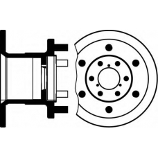 MDC1112 MINTEX Тормозной диск