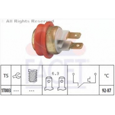 7.5042 FACET Термовыключатель, вентилятор радиатора