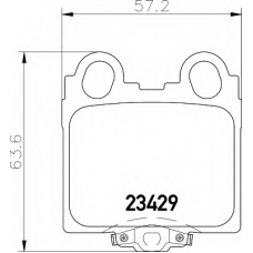 8DB 355 011-591 HELLA Комплект тормозных колодок, дисковый тормоз