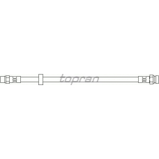 110 392 TOPRAN Тормозной шланг