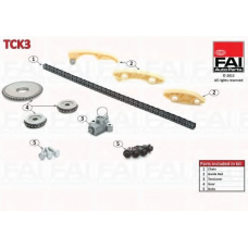 TCK3 FAI AutoParts Комплект цели привода распредвала