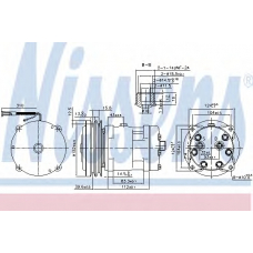 89521 NISSENS Компрессор, кондиционер