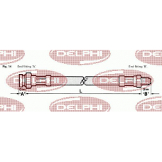 LH0400 DELPHI Тормозной шланг