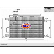 43336 AHE Конденсатор, кондиционер