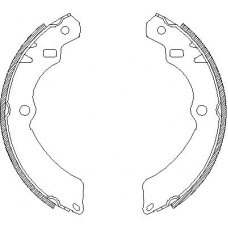 4196.00 ROADHOUSE Комплект тормозных колодок