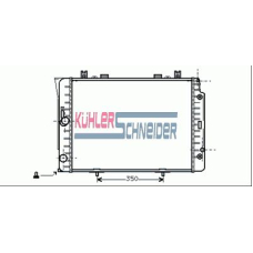 0327401 KUHLER SCHNEIDER Радиатор, охлаждение двигател