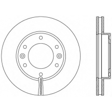 BDA2371.20 OPEN PARTS Тормозной диск