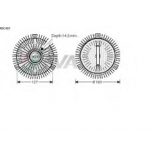 MSC407 AVA Сцепление, вентилятор радиатора