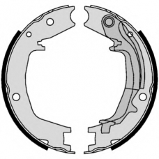 S 30 527 BREMBO Комплект тормозных колодок, стояночная тормозная с