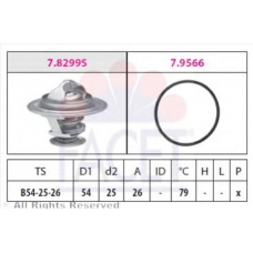 7.8525 FACET Термостат, охлаждающая жидкость