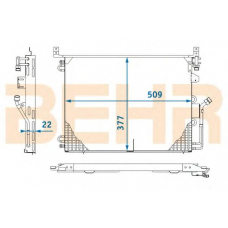 7004100 BEHR Condenser