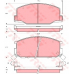 GDB1190 TRW Комплект тормозных колодок, дисковый тормоз
