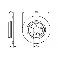 0 986 479 439 BOSCH Тормозной диск