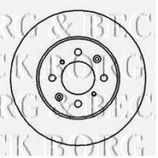 BBD4081 BORG & BECK Тормозной диск