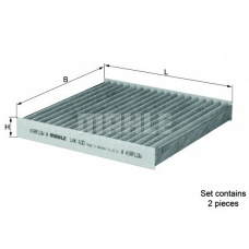 LAK 630/S MAHLE Фильтр, воздух во внутренном пространстве