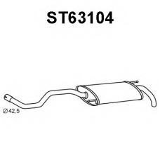 ST63104 VENEPORTE Глушитель выхлопных газов конечный