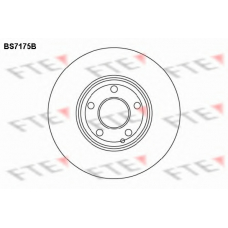 BS7175B FTE Тормозной диск