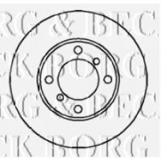 BBD4095 BORG & BECK Тормозной диск