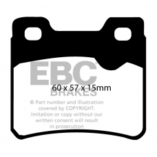 DP761 EBC Brakes Колодки тормозные