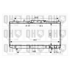 QER2519 QUINTON HAZELL Радиатор, охлаждение двигателя