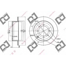 BD1037 DJ PARTS Тормозной диск