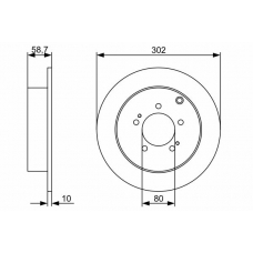 0 986 479 318 BOSCH Тормозной диск