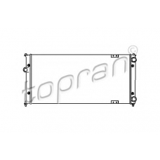 112 292 TOPRAN Радиатор, охлаждение двигателя