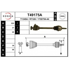 T49175A EAI Приводной вал