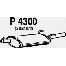 P4300 FENNO Глушитель выхлопных газов конечный