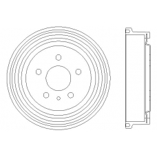 MBD063 MINTEX Тормозной барабан