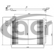 300506 ACR Конденсатор, кондиционер