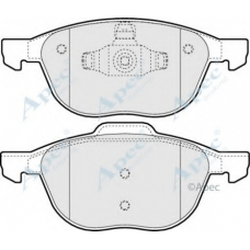 PAD1415 APEC Комплект тормозных колодок, дисковый тормоз